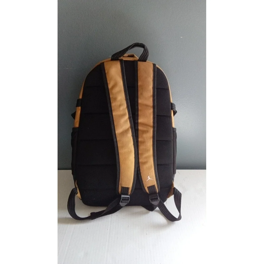 Nike Jordan Flight Backpack‎ Mustard Yellow Black Jumpman Travel School Bag